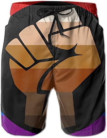 Vvw4 Fist Right Quick Dry Water Beach Board Shorts Surfing Running Swimming Watershorts With Poket For Men