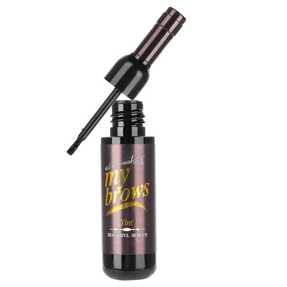 Long Lasting Tattoo Eyebrow Gel, Three Colors for Choice Women Peel Off Waterproof Eyebrow Tint Cream(Dark Brown)