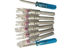 JIEXI HWYP Automatically Lighted Led Nocks for Inner Diameter 6.3 mm Compound Bow Arrows GT Size Pack of 6