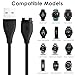 CAVN Charger Compatible with Garmin Vivoactive 3/Fenix 5 5S 5X Plus/Forerunner 935/Approach S60/Quatix 5,5 Sapphire/Vivosport/D2 Charlie, USB Data Sync Charger Charging Cable Wire Cord