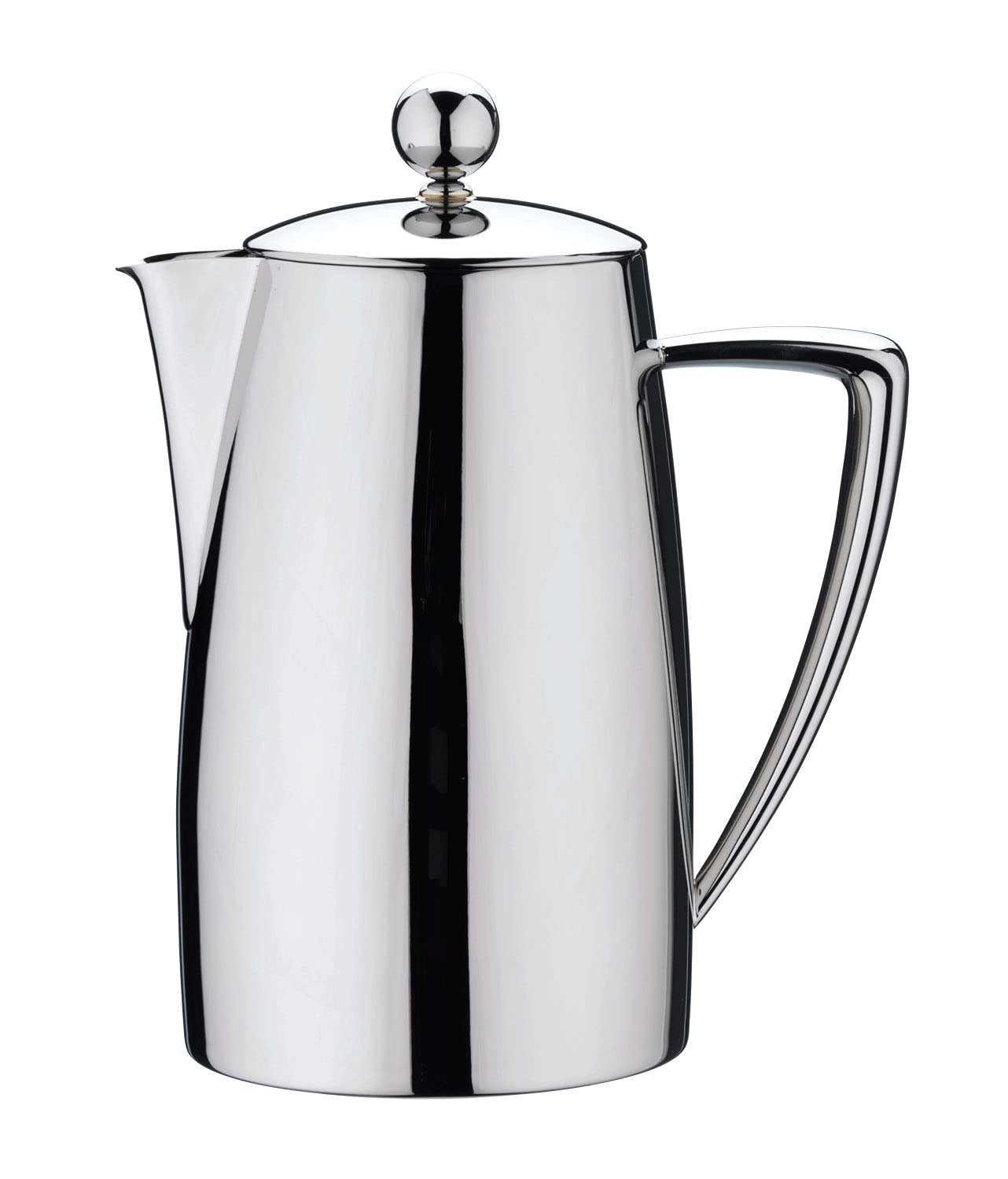 Café Stal Thermal Wall Art Deco Range 18/10 Stainless Steel Mirror Finish Cafetiere, 6-Cup