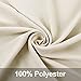 SONGMICS 2 Panel Set Blackout Curtain Thermal Insulated Window Drapes Solid Grommet 52 by 84 inch Beige ULRB210E