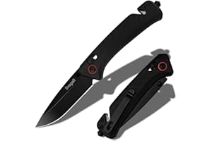SvegaR Folding Knife, 3.3" D2 Steel Blade, Mini Folding Pocket Knife, Pivot Lock EDC Tool, with Pocket Clip, Suitable for Men