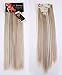 8PCS 24-26 inches Highlight Straight Wavy Curly Full Head Clip in Hair Extensions 18Clips Women Lady Hairpiece (26