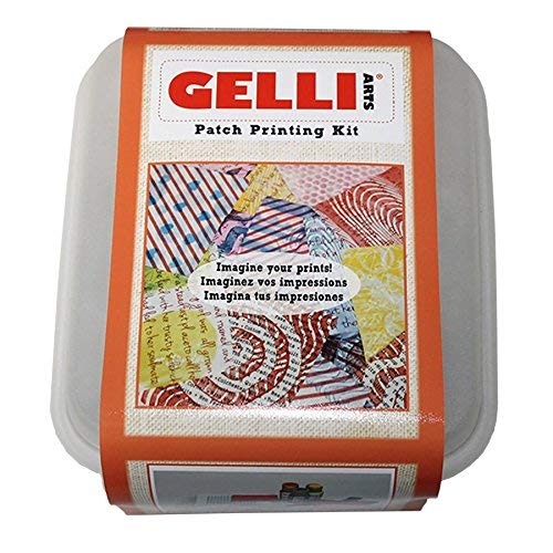 Gelli Arts Patch Printing Kit, Synthetisches Material, Mehrfarbig, 19 x 16,5 x 11,5 cm