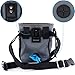 Dog Treat Pouch with Waste Bags Dispenser, FurryFido Dog Training Pouch with Extra Long Waist Belt and Over Shoulder Strap, Carries Treats, Toys, Keys etc. ( One Set of Training Clicker) (Grey)