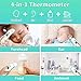 Baby Thermometer, Medical Ear and Forehead Thermometer for Fever, Infrared Digital Temporal Thermometer with Fever Alarm for Babies, Kids, Adults, Toddlers