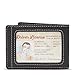 HOJ Co. IVAR Bifold Wallet With Money Clip | Super Strong Magnet | Front Pocket Wallet With Exterior ID Window (black)