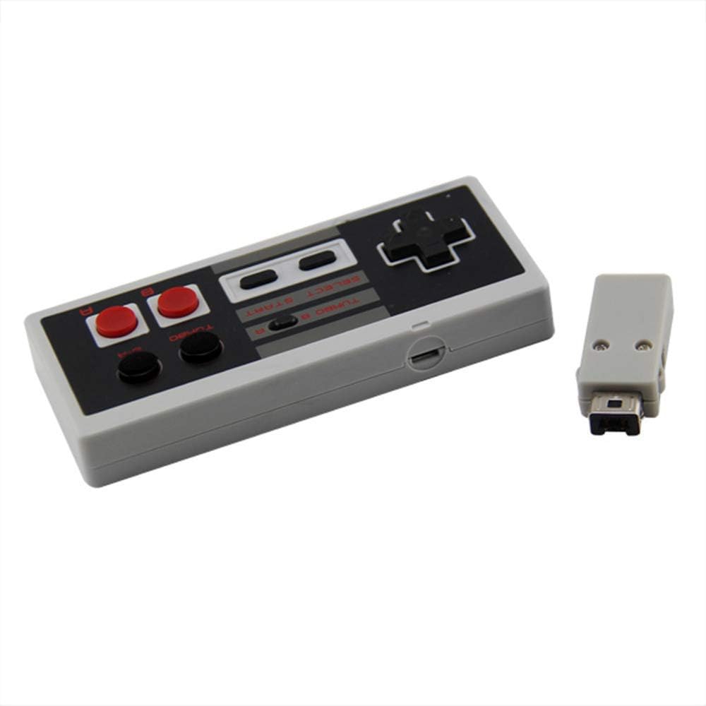 Wireless Famicom Controller OSTENT Rechargeable Wireless Controller Gamepad for Nintendo NES Mini ...