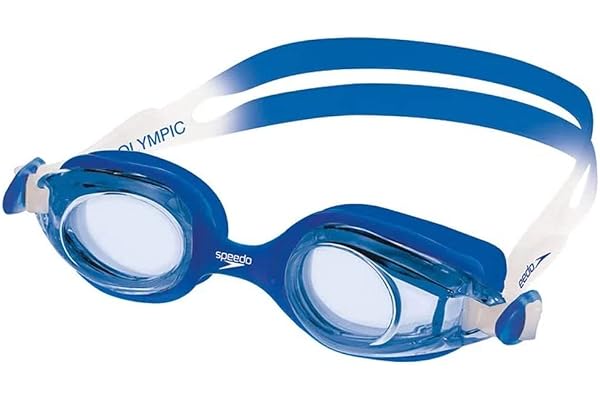 Óculos de Natação Infantil, Speedo, Junior Olympic, SoftFrame Antifog e Proteção UV, Vedação P