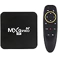 MXQ Pro 5G with Air Mouse & Voice Control 2025 Upgraded Android 13.1 Version Ram 2GB ROM 16GB TV Box H.265 HD 3D Dual WiFi 2.4G/5.8G Quad Core Android Smart TV Box