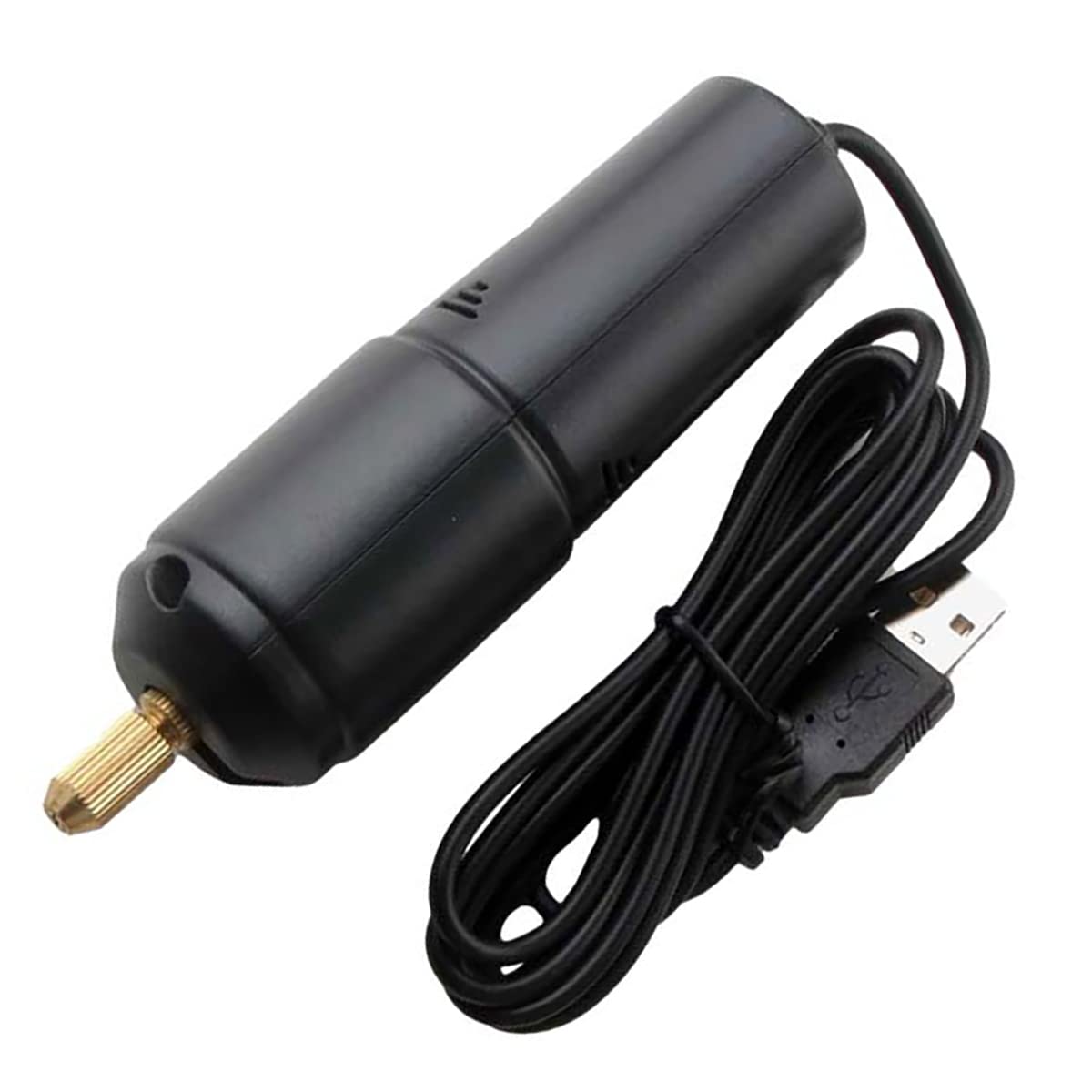 SEIWEI USB Hand Drill, Electric Drill, Portable Mini Small USB Drill with Bits, 5V, 18W, 17000rpm, Lightweight, Black, Craft Carving, DIY, Wood, Jewelry Making