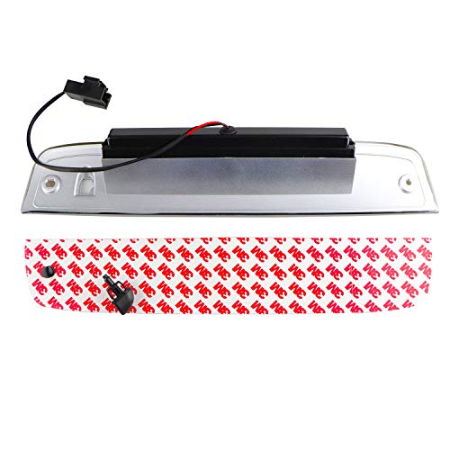 for 2003-2016 Ford Expedition Lincoln Navigator LED Bar 3rd Third Tail Brake Light Rear Lamp High Mount Stop light (Chrome Housing Smoke Lens) - Thumbnail 2