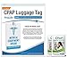 RespLabs CPAP Medical Device Luggage Tag - CPAP Travel Supplies