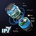 Bluetooth Shower Speaker Waterproof - FM Shower Radio - Portable Wireless Outdoor  Speakers - Loud Sound and Deep Bass for Pool, Beach, Kayak, Boat, and Bathtub