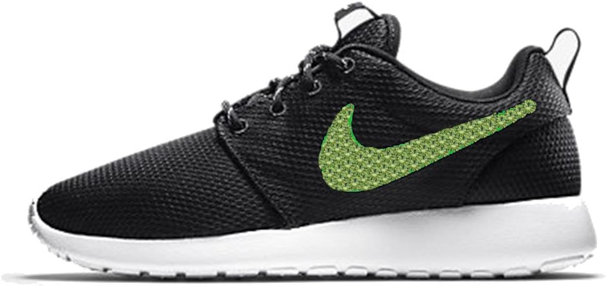 nike green swoosh sneakers