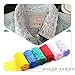 Tulle Elastic Stretch Lace Trim by The Yard for Baby Girls Hair Accessories (3 inch, 4 Colors, 1 Yard of Each Color, 24 Yards)