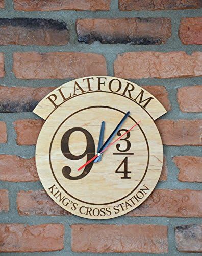 Harry Potter Eco Friendly Wood Wall Clock - Get unique home room or bedroom wall decor - Gift ideas for kids – Unique Art Design