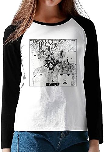 Women's The Beatles Revolver Long Raglan Sleeve Crazy Jersey Shirt