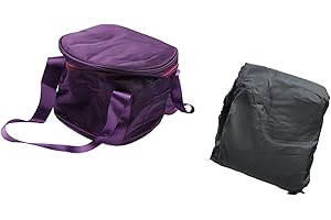 Generic Crystal Singing Bowl Carrying Case Thickened Music Bowl Storage Bag with Dual Zipper for Yoga Meditation, Polyester C