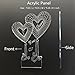 Night Light with Remote Controller LED Touch Table Desk Lamp 7 Colors Changing Optical Illusion Lights with Acrylic Flat ABS Base for Lover Gifts and Room Decorative