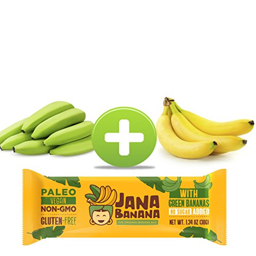 Jana Banana Plant Based Bar With Green Bananas (Pack Of 12) on Galleon Philippines
