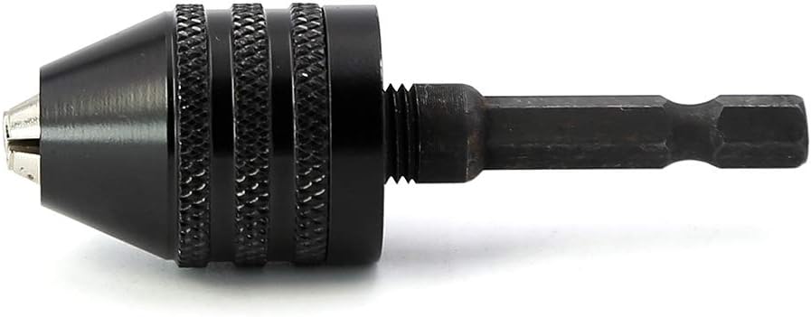 MINHER 0.3-6.5 mm Quick Clamping Chuck Screwdriver Chuck Impact Wrench Quick Release Chuck Drill Drill Adaptor 1/4"Hexagonal Shaft Chuck J00502