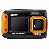 Knox Gear Dual-Screen 20MP Rugged Underwater Digital Camera with Video (Orange)