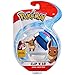 Wicked Cool Toys Pokemon Official Eevee Clip and Go, Comes with Eevee Action Figure and Poke Ball