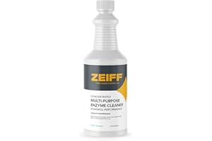Zeiff Pro-Grade Multi-Purpose Probiotic Enzyme Cleaner - Pet Stain and Odor Remover, Drain Cleaner - Powerful Cleaning & Odor Eliminating Formula For Professional & Home Surfaces - 32 Ounce