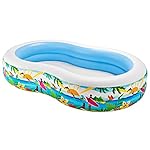 Intex Swim Center Paradise Inflatable Pool, 103" X 63" X 18", for Ages 3+