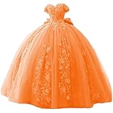 TRHTX Lace Beaded Quinceanera Dresses 2025 Puffy Off Shoulder Sweet 16 Dresses Flower Tulle Quince Dress WZY54