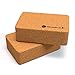 Mandelbrot X Yoga Block | 2-Pack Cork Blocks Eco Friendly, Sustainable, Slim Design for Yoga, Pilates, Strength, Balance, and Flexibility - 3 in x 6 in x 9