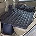 Car Inflatable Mattress Car Bed Mobile Cushion Camping Air Bed with Motor Pump, Two Pillows for Travel and Sleep Rest, Black