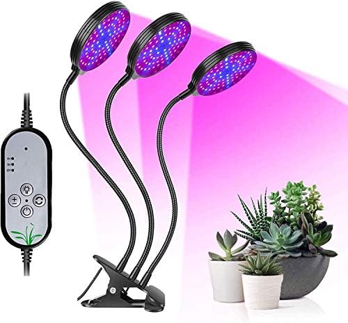 植物育成ライト 45w 交換用電球の設計 Led 植物ライト 室内栽培ランプ タイミング定時機能 4h 8h 12h 5段階調光 3色のオプション 低消耗 省エネ 角度調節可能 360 日照不足解消 肉植物育成 水耕栽培 観賞用 ランプ 家庭菜園 室内園芸 水草栽培 野菜工場