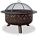 Serenelife Endless Summer, WAD792SP, Bronze Crossweave Firebowl Fire Pit Outdoor Firepit