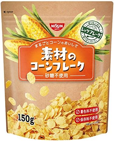 Amazon 日清シスコ 素材のコーンフレーク 150g 6袋 日清シスコ シリアル 通販