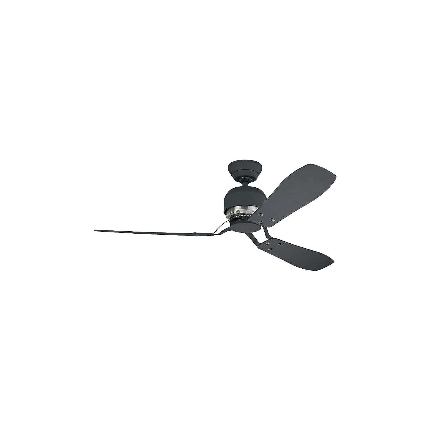 Industrie Ii Ceiling Fan Colour Lacquered Graphite Amazon Co Uk