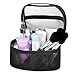 CERROQREEN Makeup Bag Organizer Travel Toiletry Bag Cosmetic Makeup Pouch