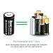 BONAI Rechargeable C Batteries 5,000mAh 1.2V Ni-MH High Capacity High Rate C Size Battery C Cell Rechargeable Batteries (8 Pack)