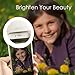 Selfie Ring Light for Phone Camera Photography Video, BatteryPowered Clip White