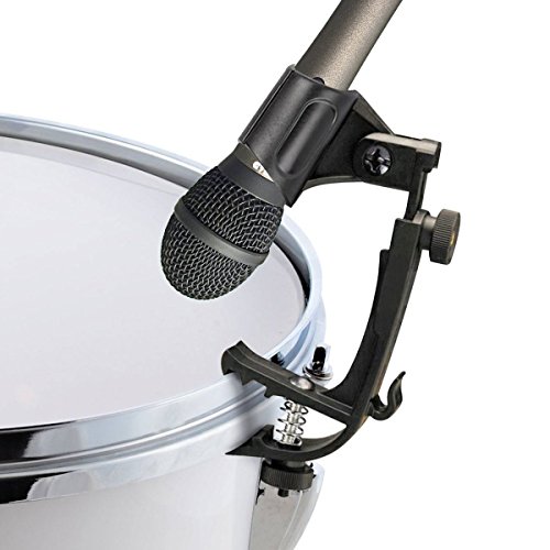 2 PCS Drum Adjustable Microphone Holder Drum Microphone Clips Drum Hoop Rim Mount Shock Mount Gear Studio - Thumbnail 5