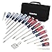 WORKPRO 17-Piece Screwdriver Set, Professional Slotted/Phillips Screw Driver with Mini Screwdriver Keychain, Color-Coded Acetate Hard Grip Handle, Storage Pouch Included