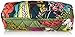 Vera Bradley Women's Cotton Small Zip Cosmetic Makeup Organizer Bag, Autumn Leaves, One Size