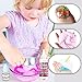 DIY Slime Kit for Girls Boys - Ultimate Glow in the Dark Glitter Slime Making Kit-18 Slime Containers, Foam Balls, Water Beads,Clear Glue,White Clay,Glitters,Mica,Tools