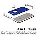 iPhone 6S Case,iPhone 6 Case,Casegory 3 in 1 Ultra Thin Slim Fit Sleek Stylish Armor Soft Velvet Texture Full Body Shockproof Protection Scratch Resistance Non-Slip iPhone 6 6S Phone Case -Navy Blue