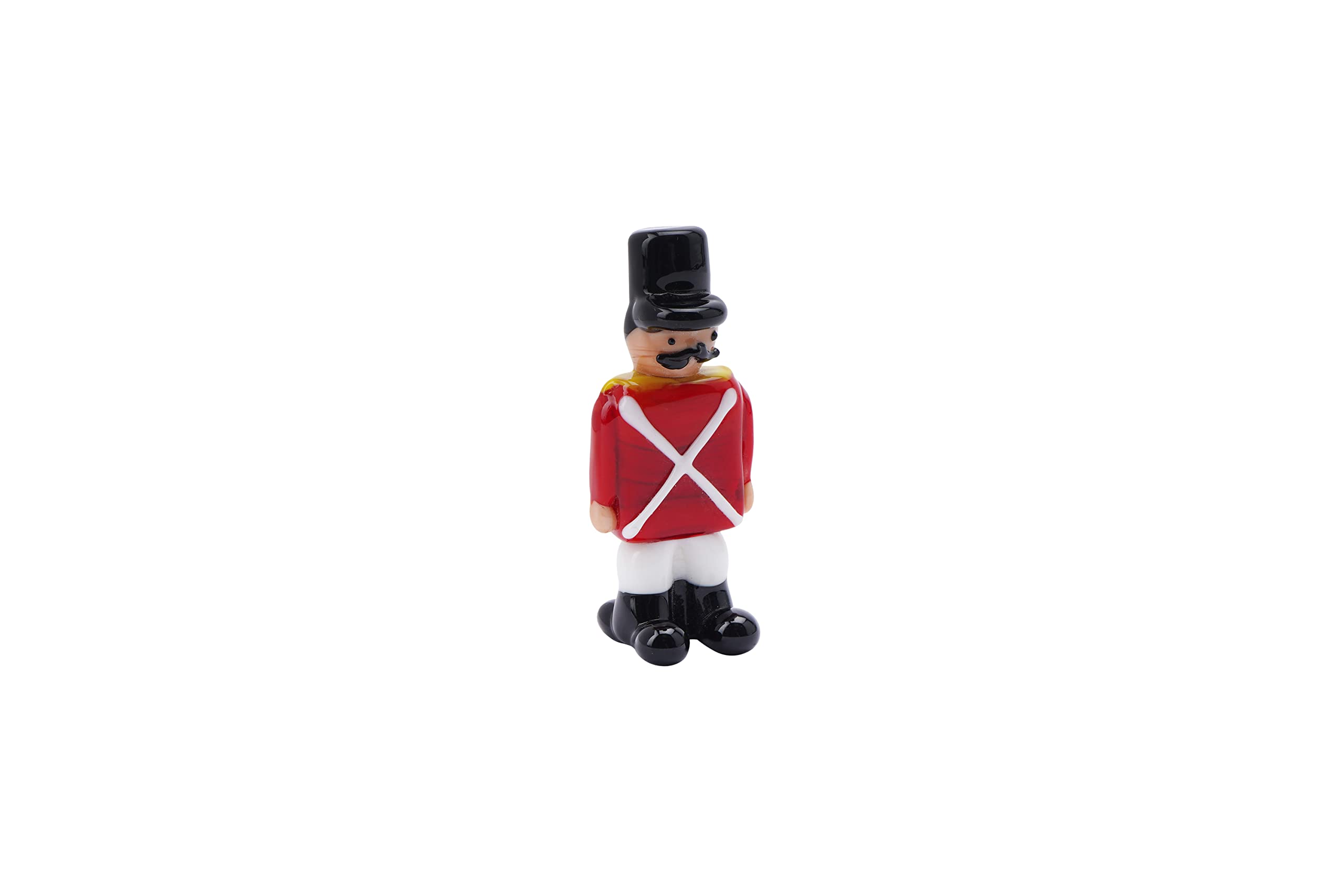 CGB Giftware Glass Festive Nutcracker Figurine Boxed | Collectable Ornament | Decorative | Home Accessory | Gift For All | Glass Animals GB07062
