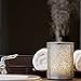 Enduring Decor STARLIGHT Aromatherapy Essential Oil Diffuser - Modern Metal & Glass Design. Remote Controlled Operation, Bright & Candle Modes & Soothing Cool Mist. Adjustable Mist & Auto Shut-off