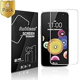 LG Rebel LTE /LG K4 LTE /LG Optimus Zone 3 III/ LG Spree Screen Protector,Auideas (4-Pack) LG K4 Screen Protector Film HD Clear Retail Packaging for LG K4 (HD Clear)
