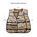 VFunix Elite Tactical Vest Kits, Adjustable Camouflage Vest for Elite Series Blasters, More Places to Carry Extra Foam Darts and Clips